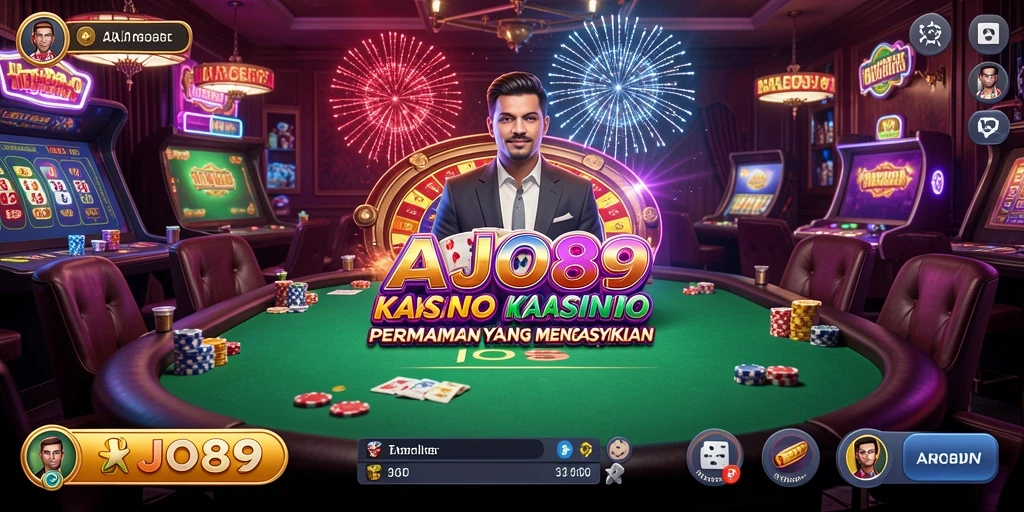 Tampilan utama gameplay AJO89 yang menegangkan dan interaktif.