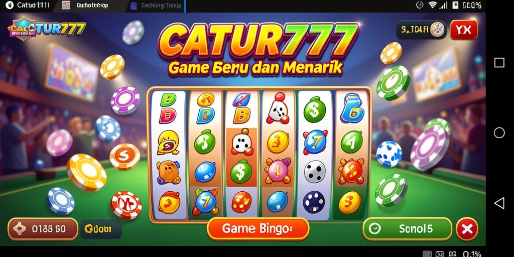 Screenshot gameplay CATUR777 yang menarik saat bermain Bingo.