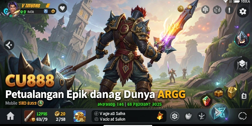 Screenshot gameplay CU888 dengan aksi seru dalam petualangan ARPG.