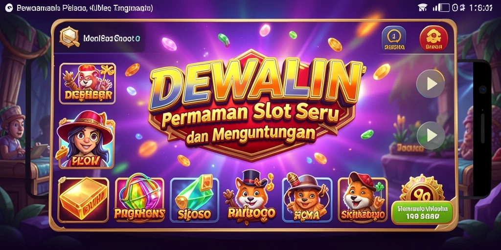 Tampilan gameplay yang menarik dalam DEWALIN.
