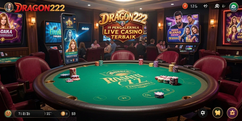 Gameplay Live Casino yang mendebarkan dan interaktif di DRAGON222.