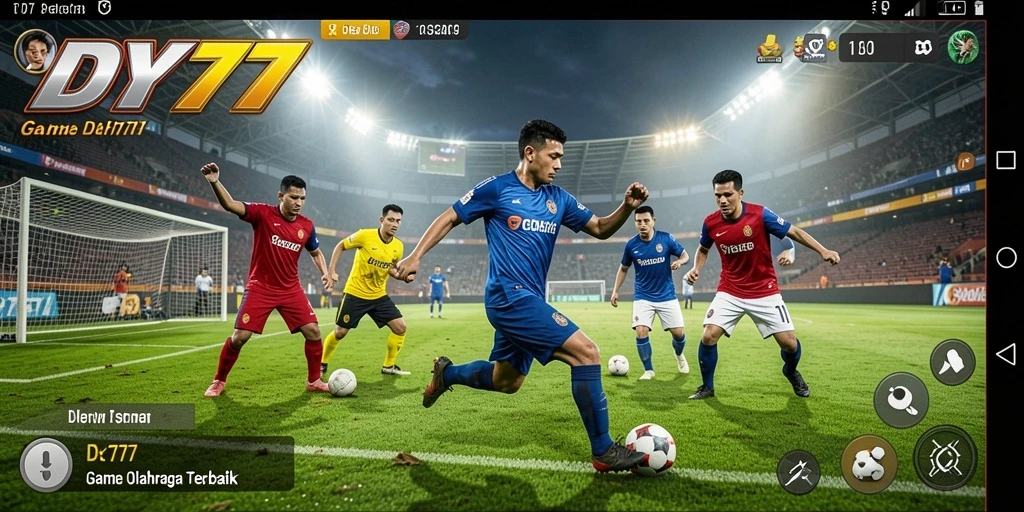 Tampilan gameplay DY777 yang menegangkan dan penuh aksi olahraga.