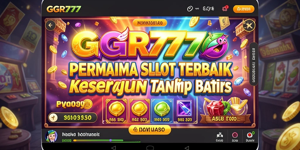 Tampilan gameplay Slot yang menarik dan penuh warna dari GGR777.