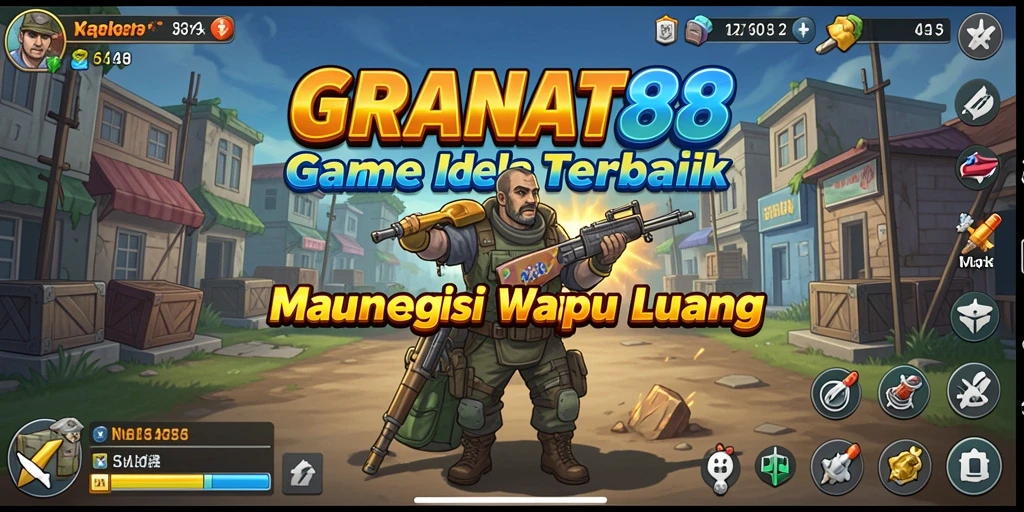 Tangkapan layar gameplay <strong>GRANAT88</strong> menampilkan mekanisme Idle yang menghibur dan santai.