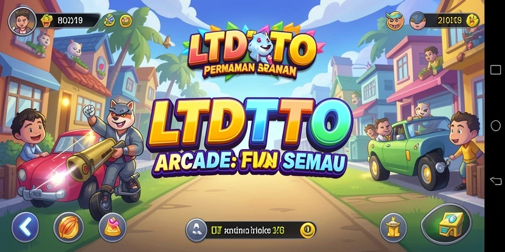 Tampilan gameplay LTDTOTO yang penuh warna dan menantang.