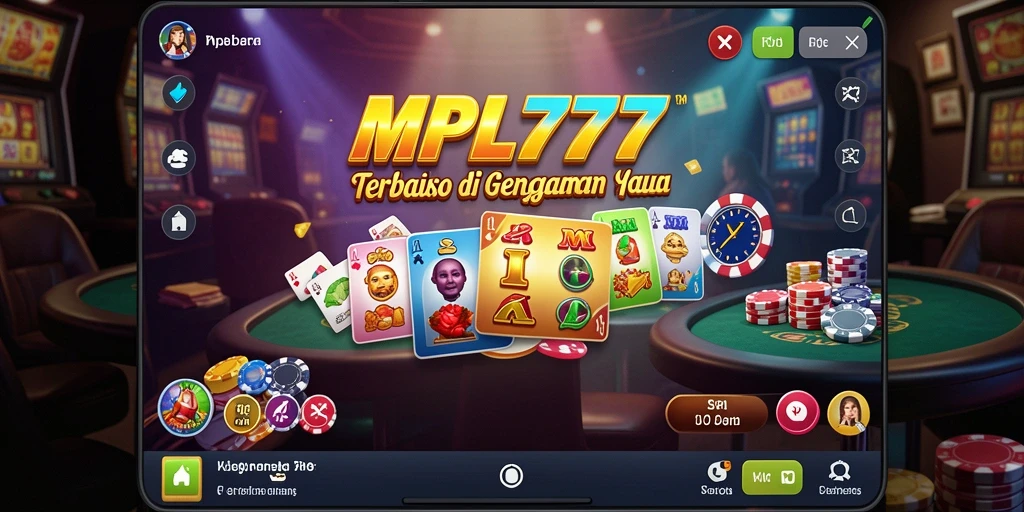 Tampilan permainan Kasino yang menarik dan mendebarkan di MPL777.
