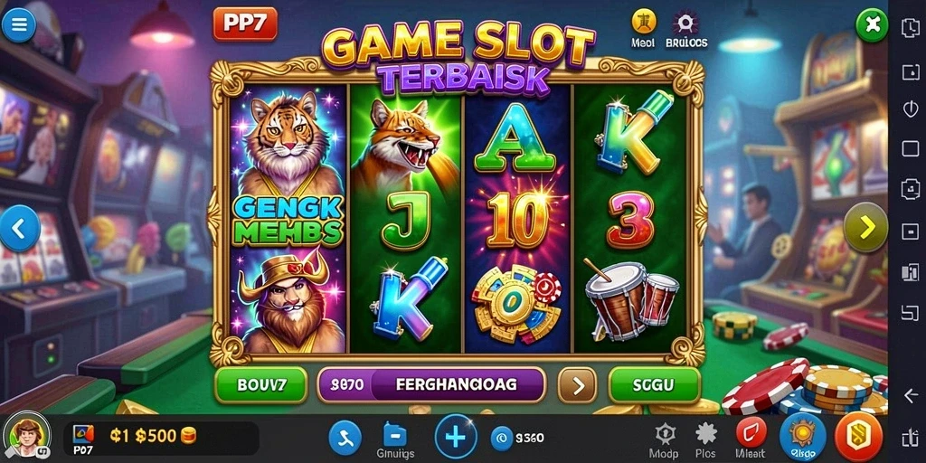 Tampilan gameplay PP7 yang menarik dan penuh warna.