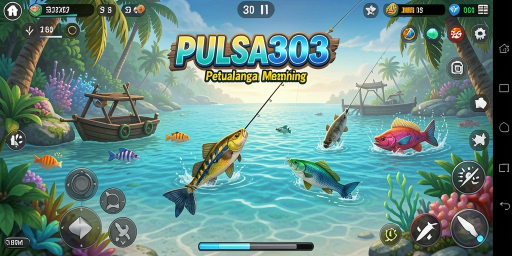 Gameplay PULSA303 yang mengasyikkan saat memancing di laut