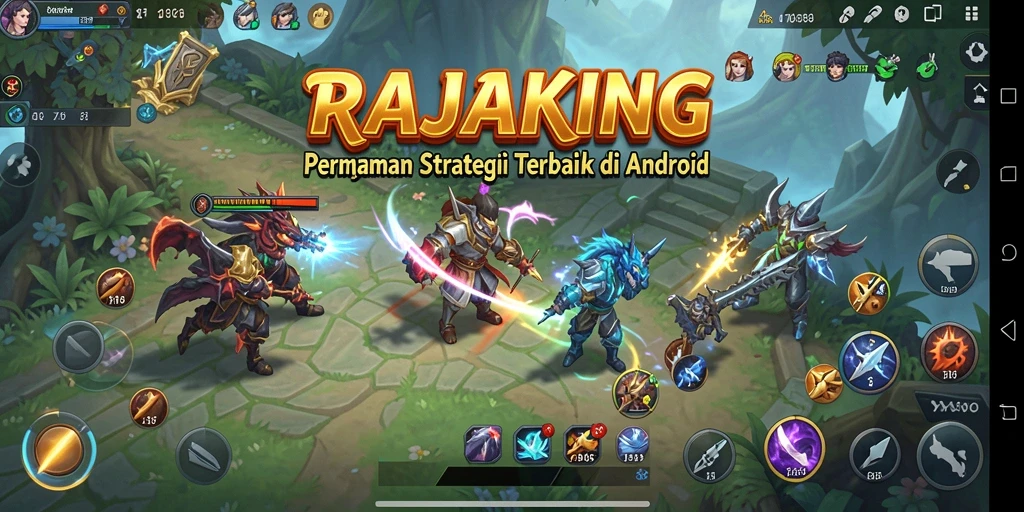 Menampilkan gameplay menantang dan strategi seru RAJAKING.