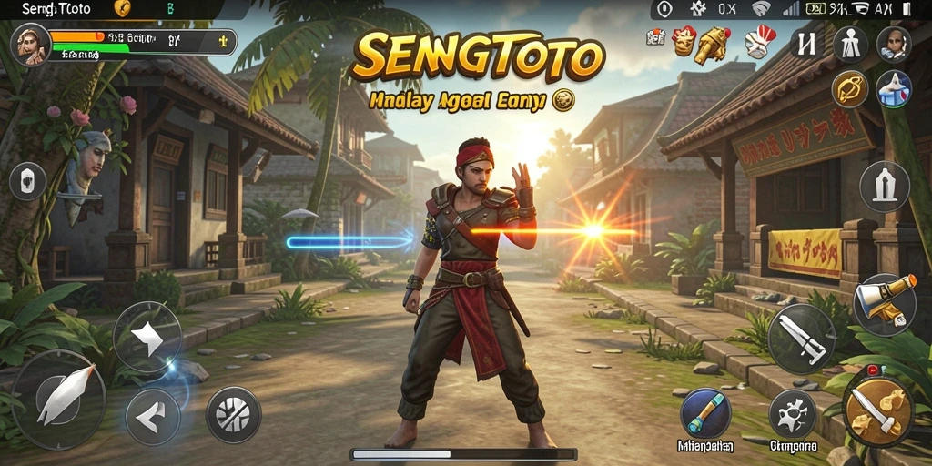 Tampilan antarmuka aplikasi SENGTOTO yang sederhana dan intuitif.