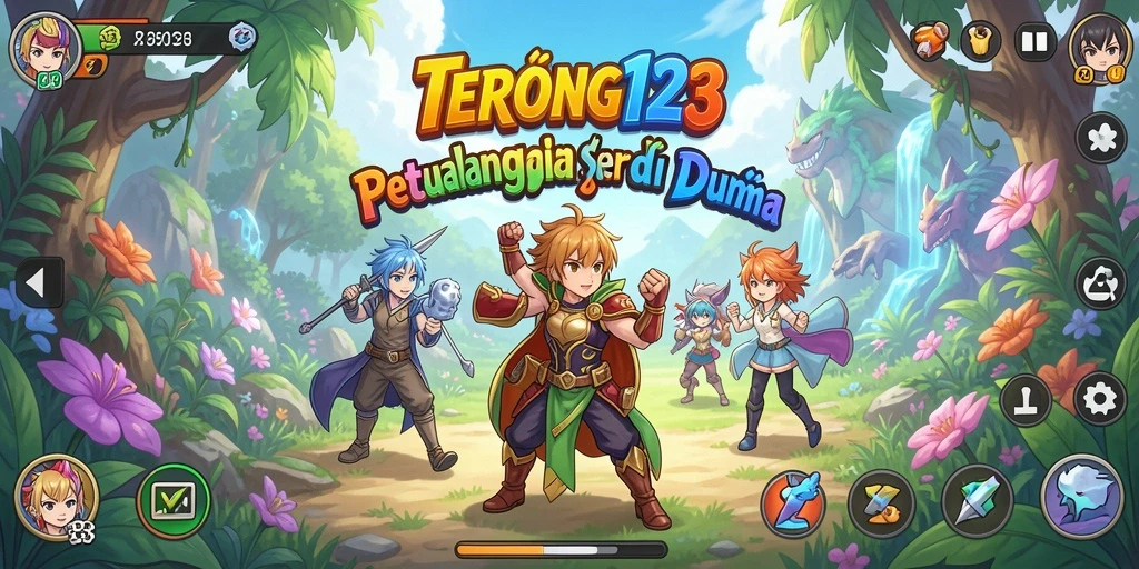 Screenshot gameplay TERONG123 yang penuh warna dan menakjubkan.