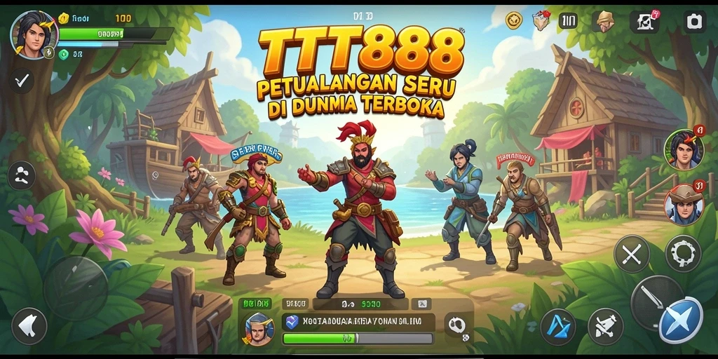 Gameplay TTT888 yang penuh petualangan di dunia terbuka.